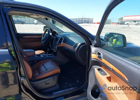 2013 Jeep Grand Cherokee Overland z USA, uszkodzony, nr VIN 1C4RJECG4DC588418